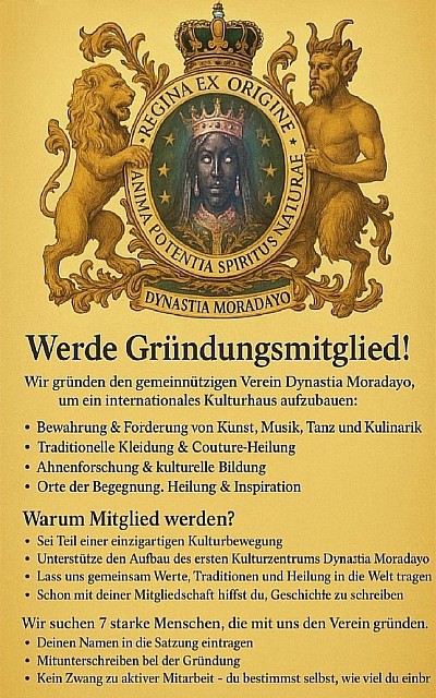 Flyer Verein Dynastia Moradayo